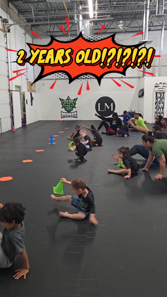 Toddlers training with coaches — Parent and Me class