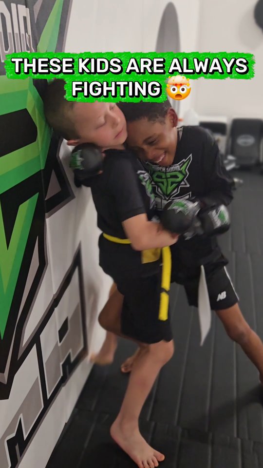 Kids grappling and wrestling at Super Sodiq MMA