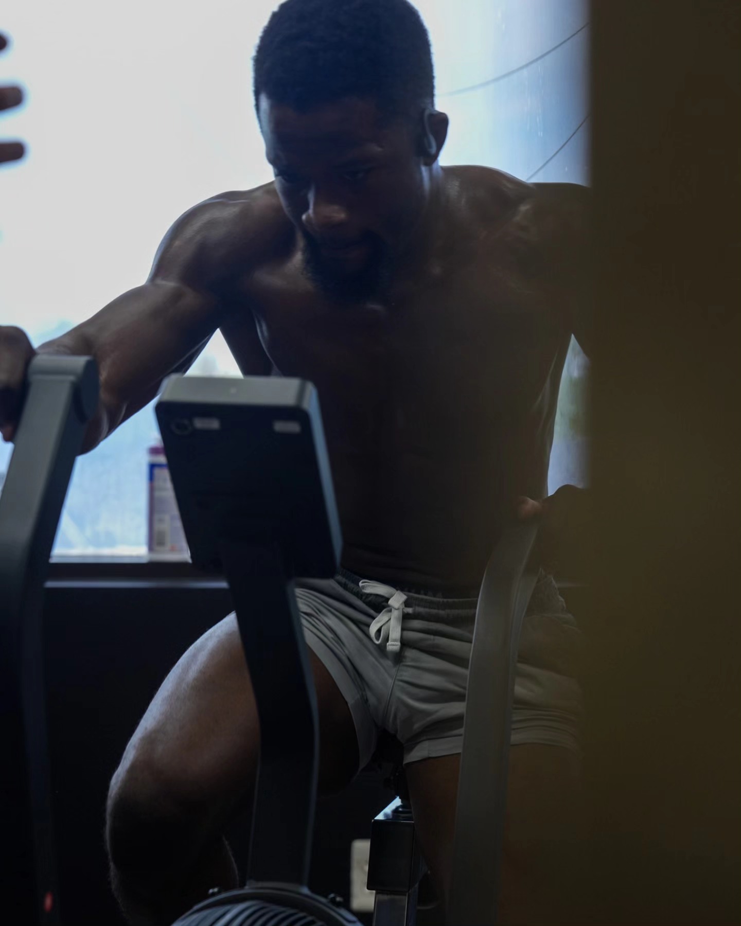 Sodiq in intense cardio training